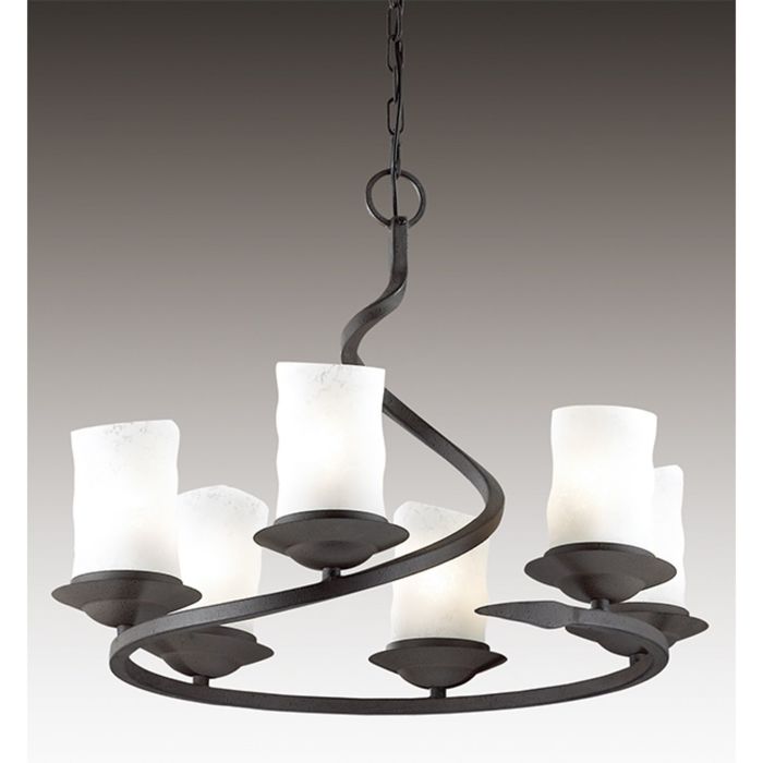 Светильник "Брин" 6х60Вт E27 черный