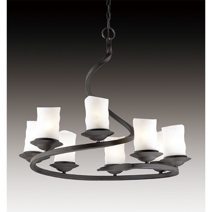 Светильник "Брин" 8х60Вт E27 черный