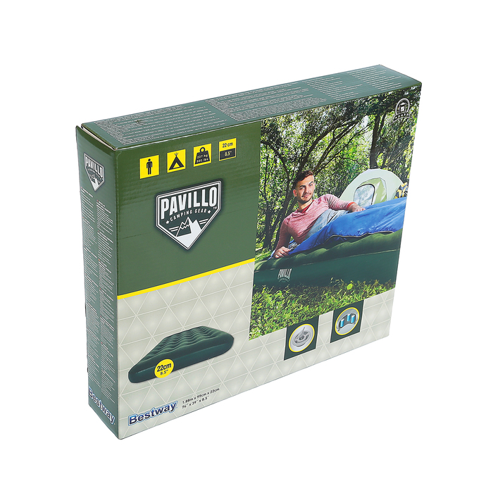 Матрас надувной Flocked Air Bed (Twin) 188х99х22см 67447