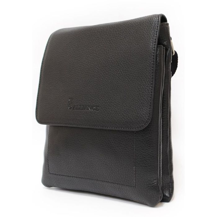 Планшет мужской, 22х5х26 см, отделение на клапане на магните, 2 кармана, регулировочный ремень, цвет чёрный