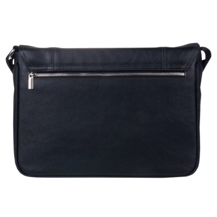 Планшет мужской, 35,5х8х25 см, отделение на клапане на магните, 2 кармана, регулировочный ремень, цвет чёрный