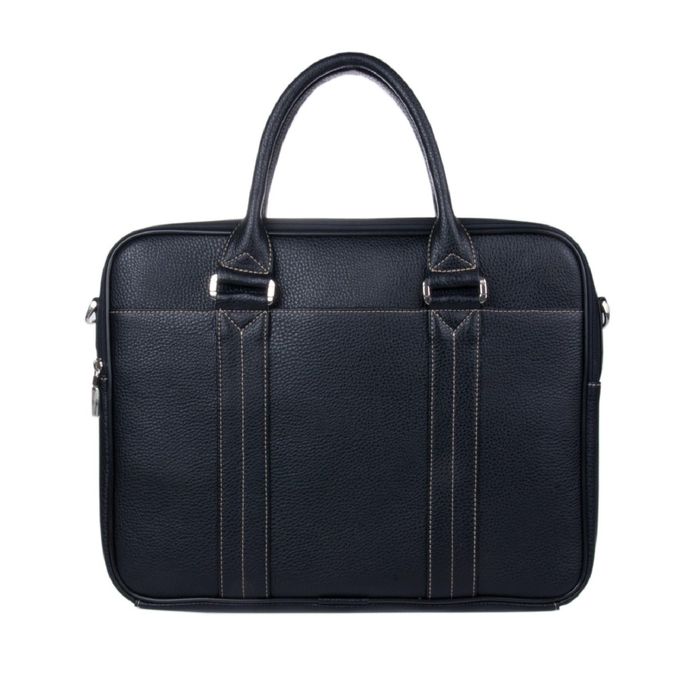 Сумка мужская, 38 × 6 × 29,2 см, отделение на молнии, 2 кармана, регулировочный ремень, цвет чёрный