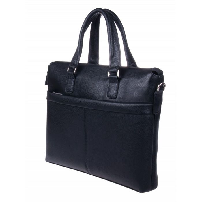 Сумка мужская, 40 × 5 × 31 см, отделение на молнии, 2 кармана, регулировочный ремень, цвет чёрный