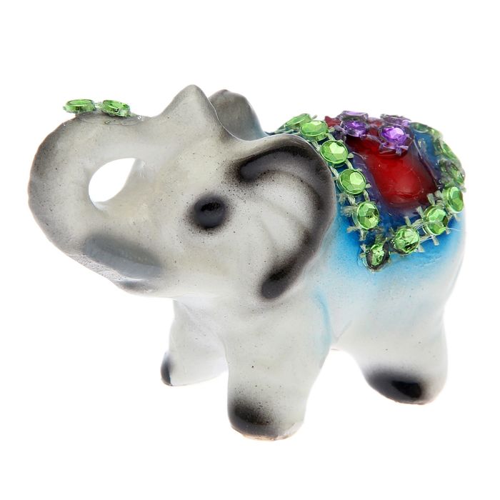 Статуэтка "Слон №1" стразы, 6х2х5 см