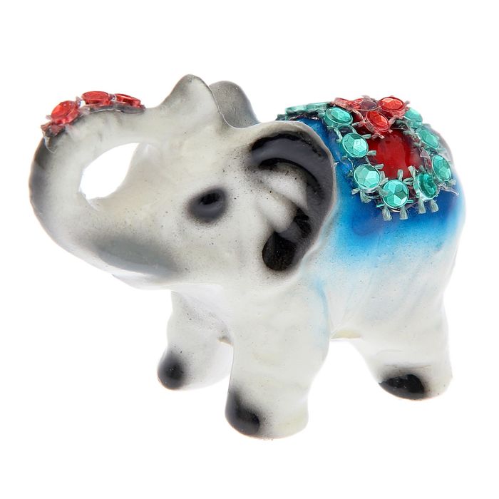 Статуэтка "Слон №1" стразы, 6х2х5 см