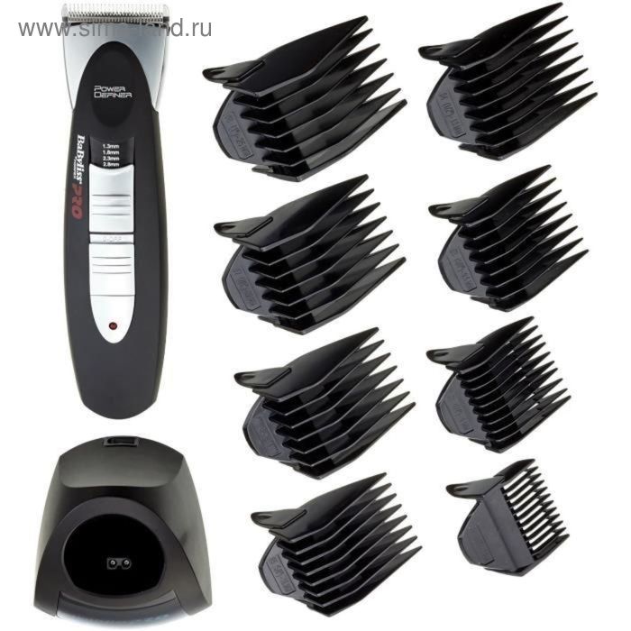 

Машинка для стрижки BaByliss FX672E Power Definer, 8 насадок, 5 уровней, чёрная