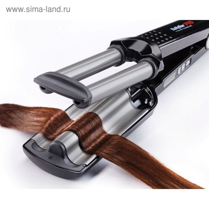

Плойка BaByliss BAB2369TTE, 79 Вт, 18 мм, титан-турмалиновое покрытие, ионизация