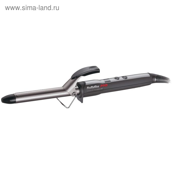 

Плойка BaByliss BAB2272TTE, 40 Вт, титаново-турмалиновое покрытие, d=19 мм, 200°С, чёрная