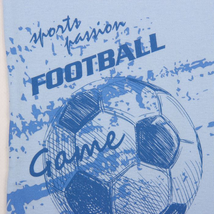 Майка для мальчика, рост 140 см (72), цвет голубой