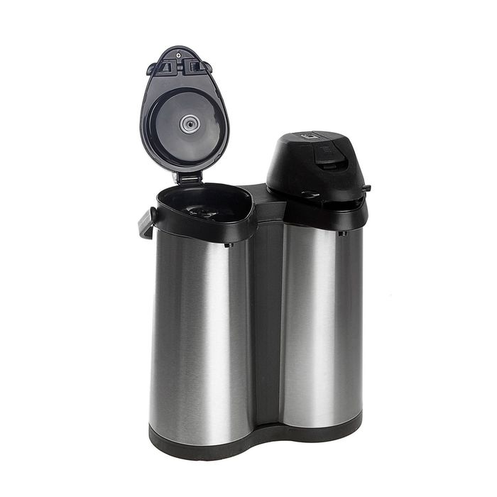 Набор 2 в 1: кофейник и термос с помпой, 2 × 1.9 л, УЦЕНКА