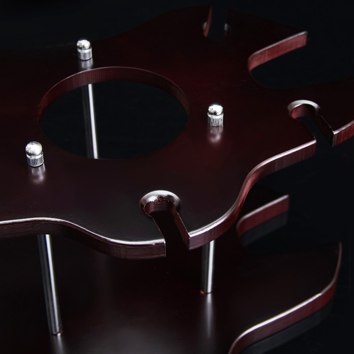 Мини-бар "Цветочек" для 1 бутылки и 5 бокалов