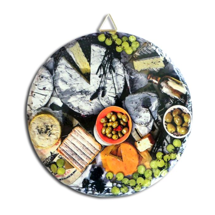 Подставка под горячее 18х18 см "Сыр и Оливы"