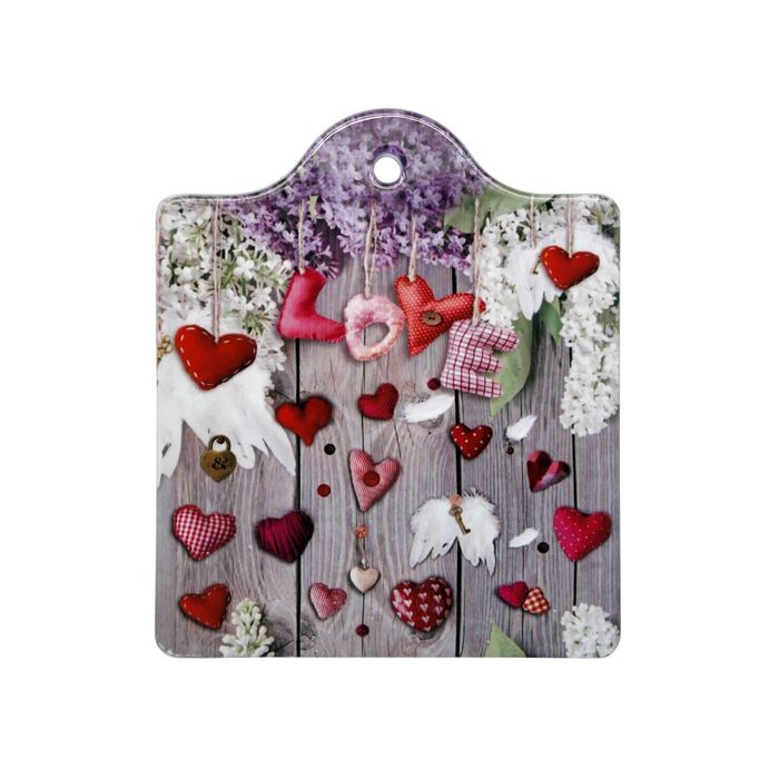 Подставка под горячее 16х19 см "Сердечки"