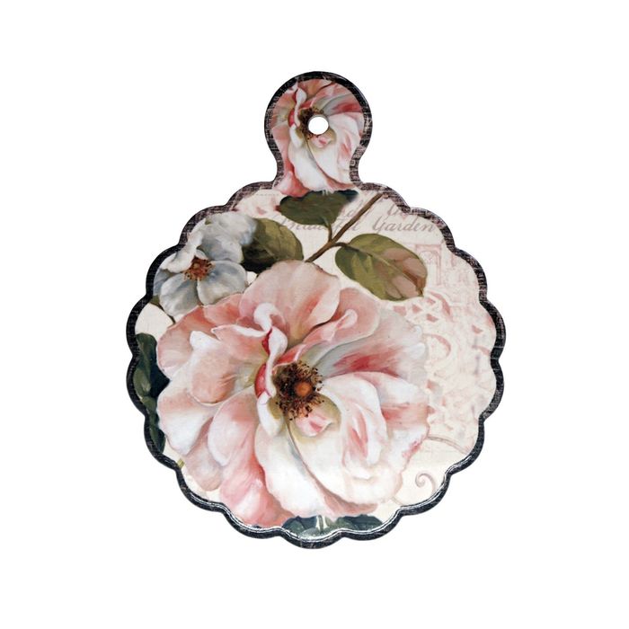 Подставка под горячее 18х23 см "Пион"