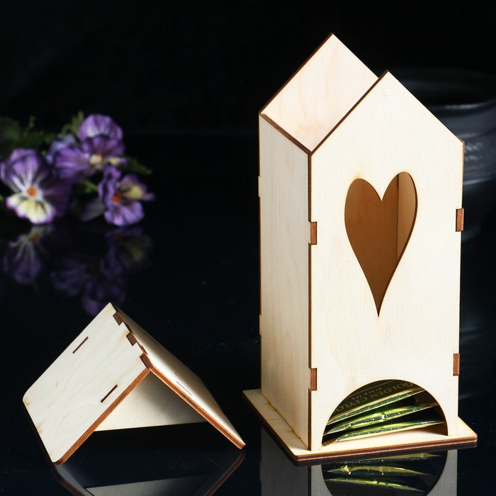 Чайный домик "Вытянутое сердце"