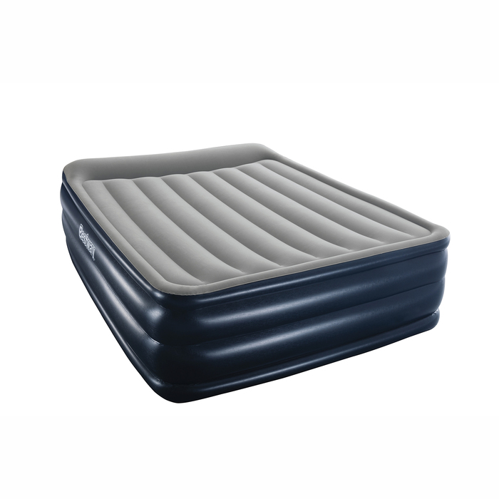 Кровать надувная NightRight Raised Queen с подголовником, встроенный электронасос 203х152х56см (67528 Bestway)