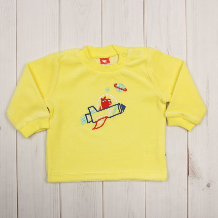 Джемпер детский, рост 68 см (44), цвет жёлтый