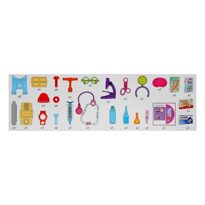 Игровой модуль "Доктор", 34 предмета