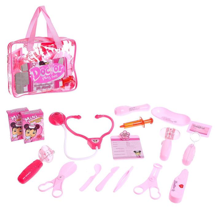 Набор доктора " Маленький доктор-1" , в сумке, 17 предметов