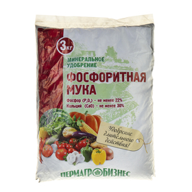 Удобрение минеральное Фосфоритная мука, 3кг