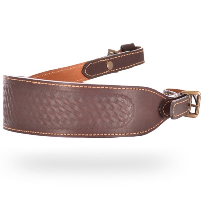 Ремень ружейный фигурный с петлей с пряжкой (IV)