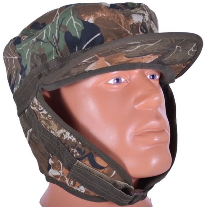 Шапка зимняя "Зверолов" (дубок) 57 р-р