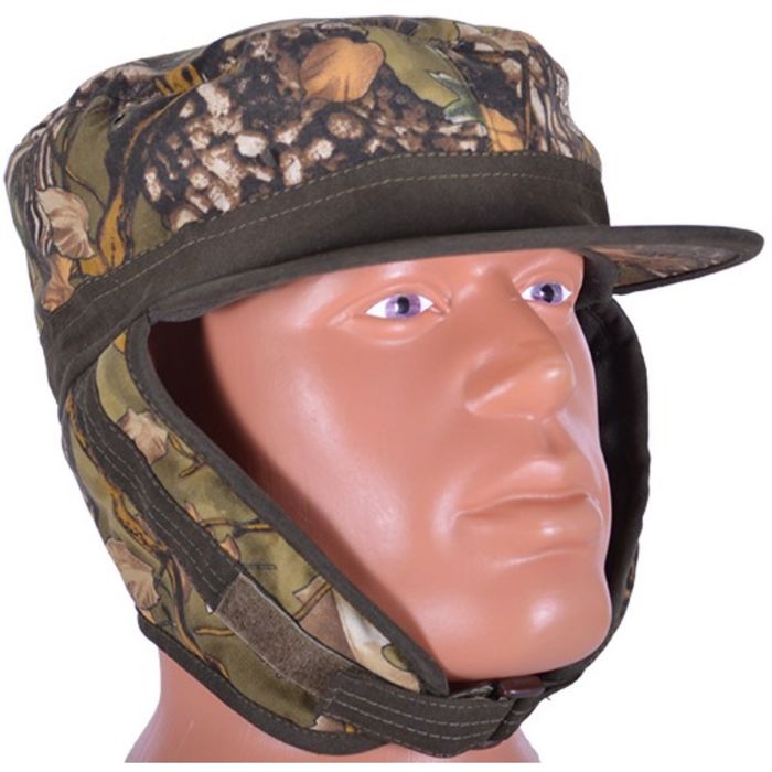 Шапка зимняя "Зверолов" (лес) 61 р-р