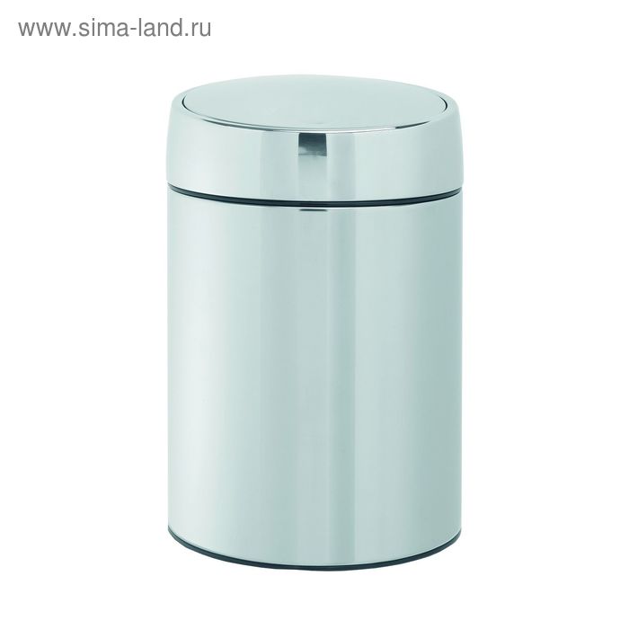 

Мусорное ведро с крышкой Brabantia Slide Bin, 5 л, подвесное, цвет стальной полированный