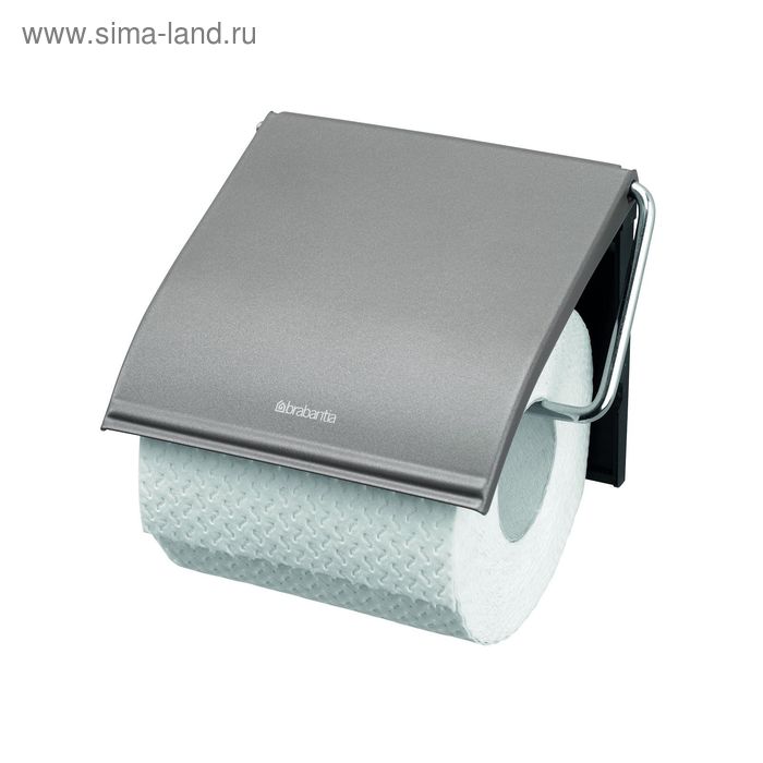 Держатель для туалетной бумаги Brabantia ReNew, цвет платиновый держатель для туалетной бумаги brabantia profile цвет платиновый