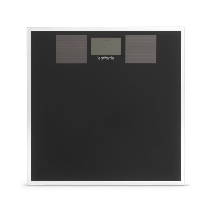 Весы напольные Brabantia, электронные, до 160 кг, солнечных батареях, стекло, чёрные