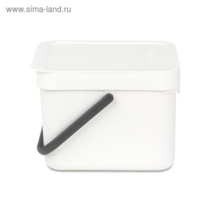 

Мусорное ведро Brabantia Sort & Go, 6 л, встраиваемое, цвет белый