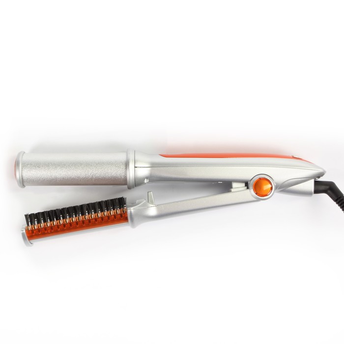 Стайлер Scarlett SC-1063, 75 Вт, d=45 мм, 3 температурных режима, серо-оранжевая