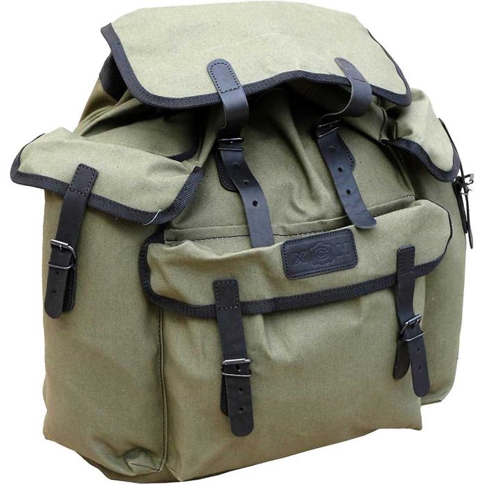 Рюкзак №2 авизент/кожа (х/б)