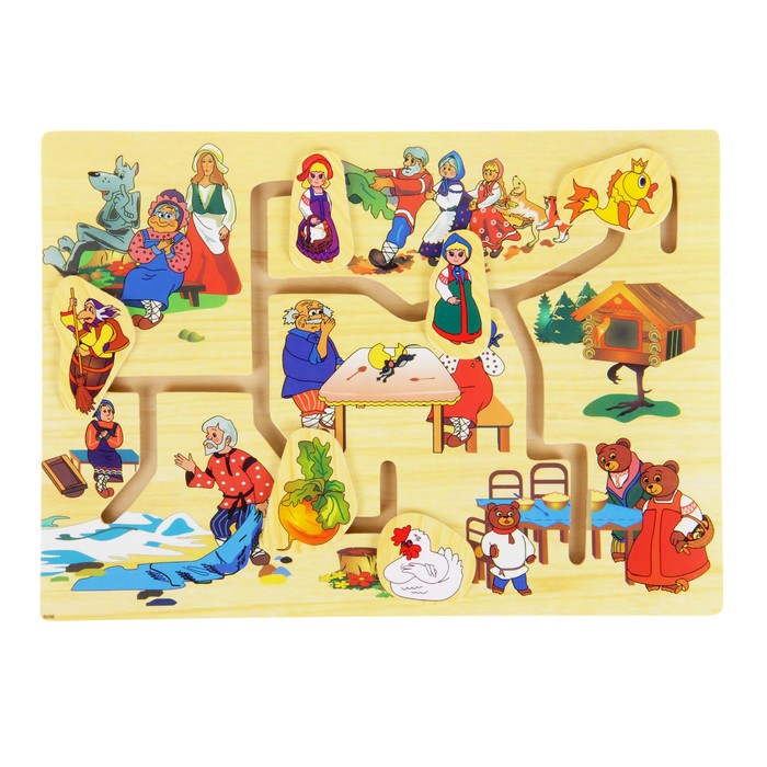 Лабиринт "Русские сказки ", 6 фигур