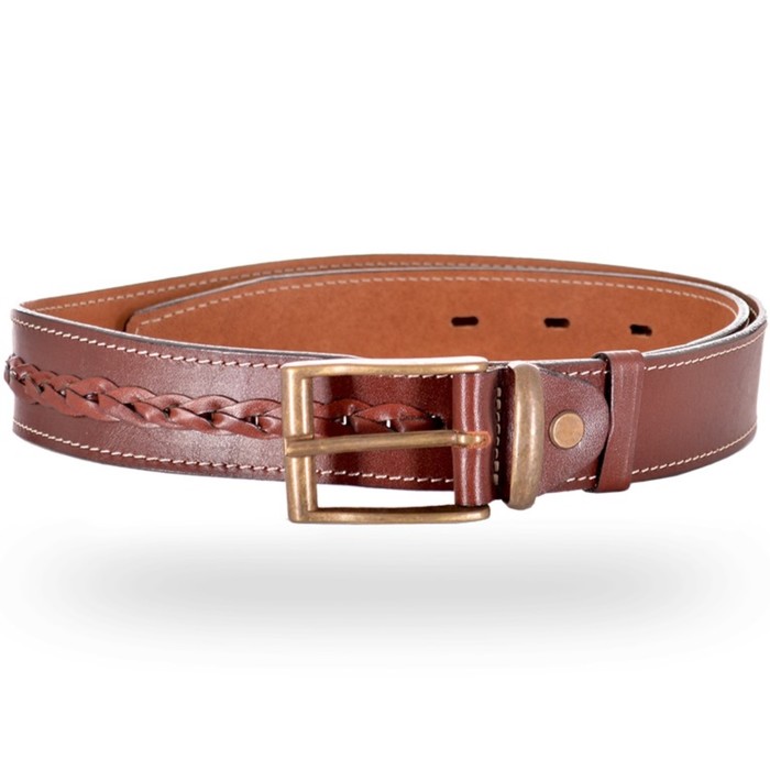 Ремень брючный "Коса", ширина 40 мм, № 5