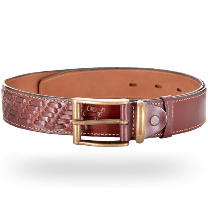 Ремень брючный "Плетень", ширина 40 мм, № 1