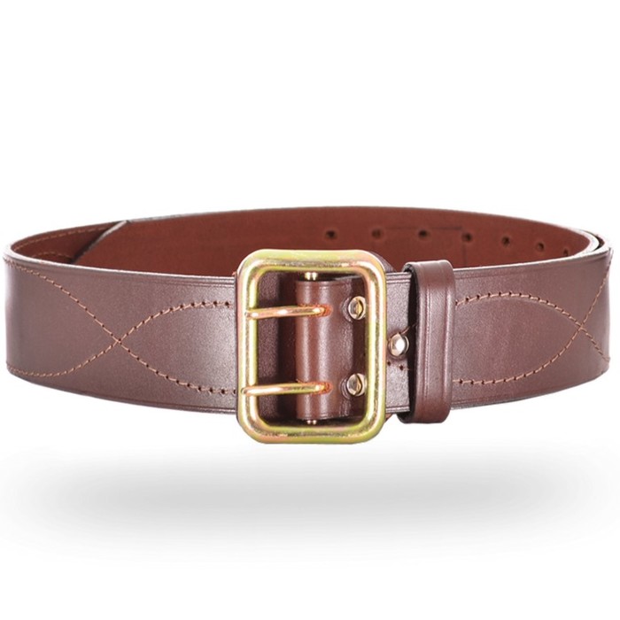 Ремень офицерский, коричневый, ширина 50 мм, № 3