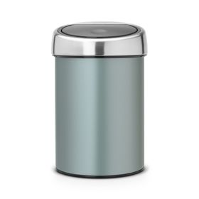 

Ведро для мусора Brabantia Touch Bin, 3 л, цвет голубой