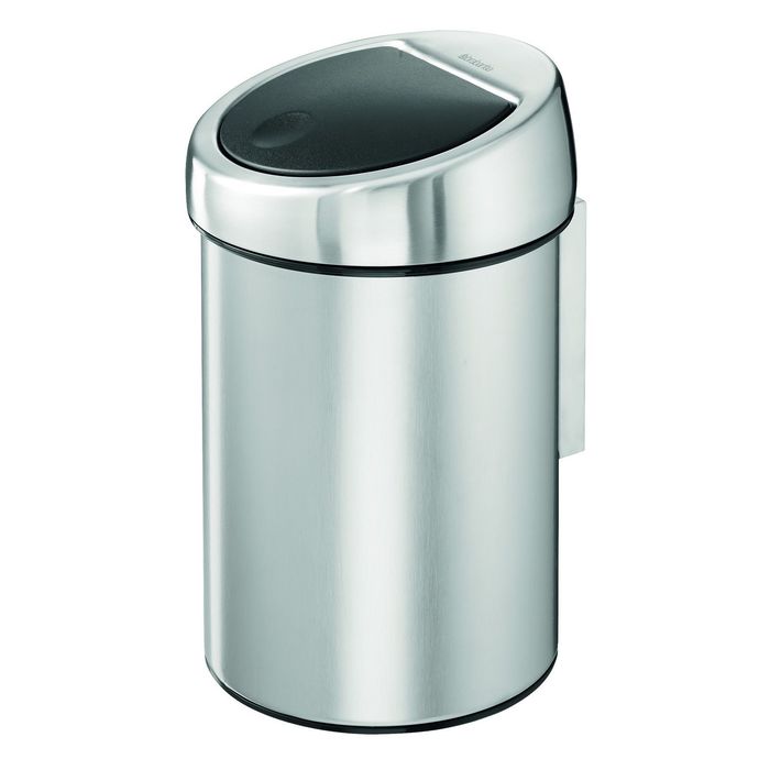 Ведро для мусора Brabantia Touch Bin, 3 л, цвет хром