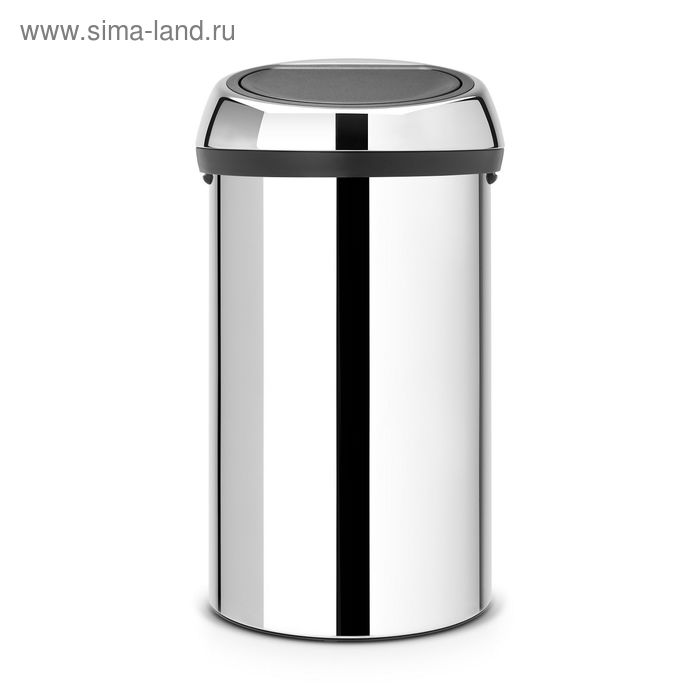 

Мусорное ведро Brabantia Touch Bin, система Soft Touch, цвет стальной полированный, 60 л