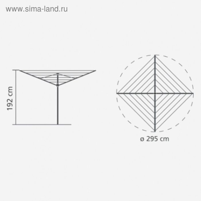 фото Сушилка topspinner, 60 м brabantia