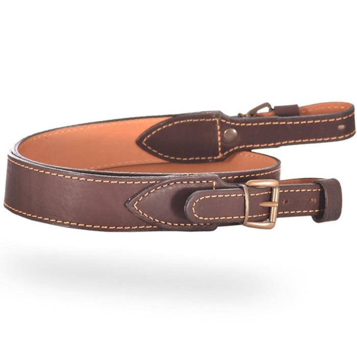 Ремень ружейный прямой 35 мм гладкая кожа (IV)