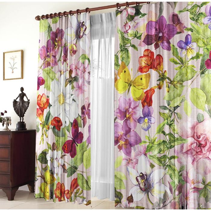 Комплект штор 21089 "Фортуна", ш 150 х в 270 см - 2 шт, разноцветный