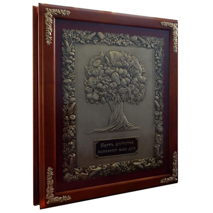 Деревянная ключница "Дерево изобилия" XXL