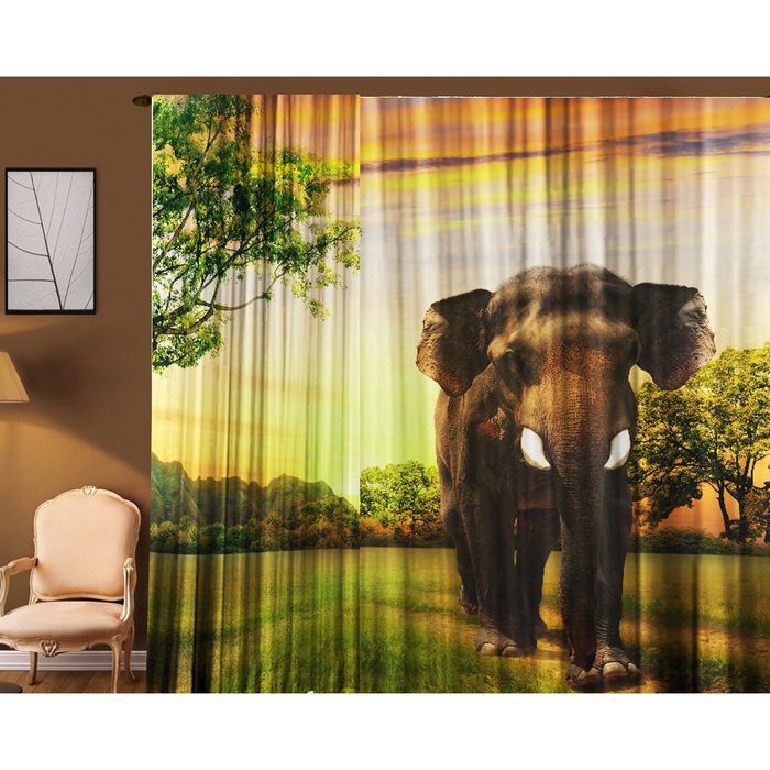 Тюль "Слон", размер 290х270 см 21126