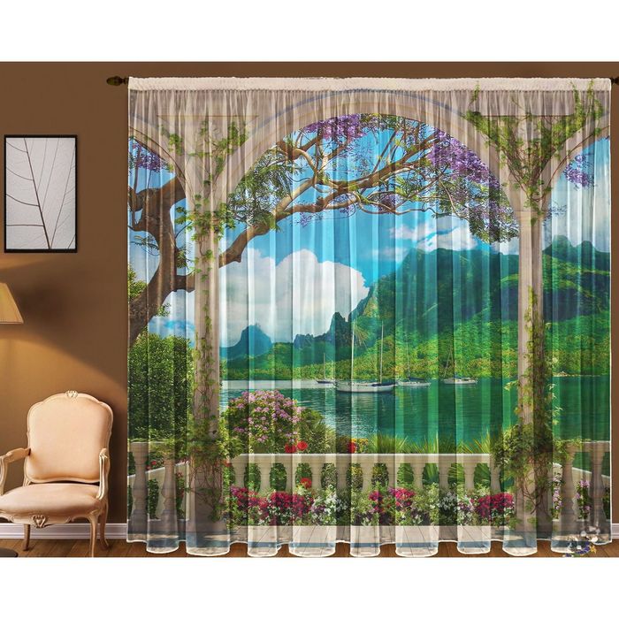 Тюль "Гавань", размер 290х270 см 21126