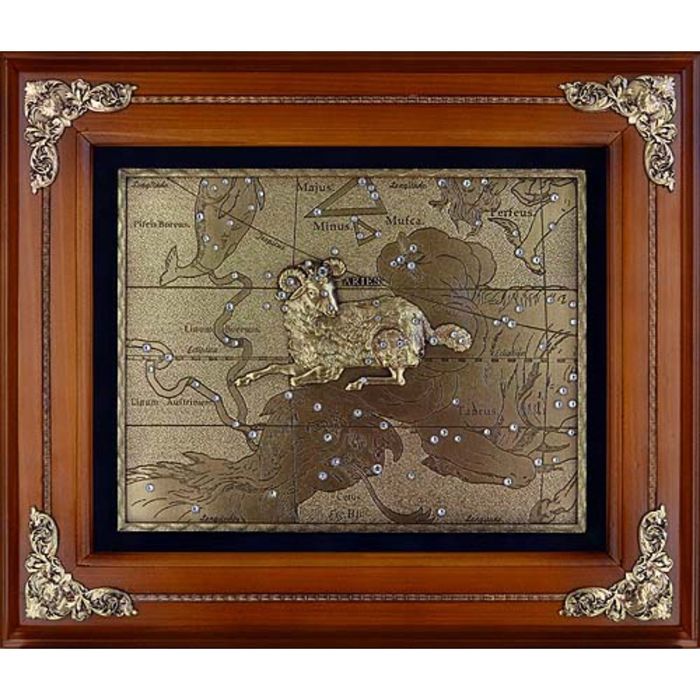 Деревянная ключница настенная «Овен»