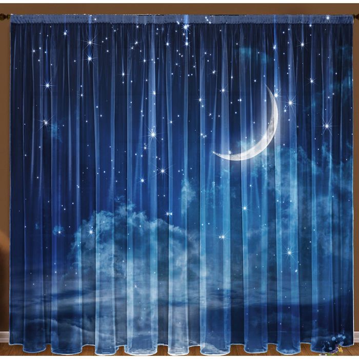 Тюль "Звездопад", размер 290х270 см 21126