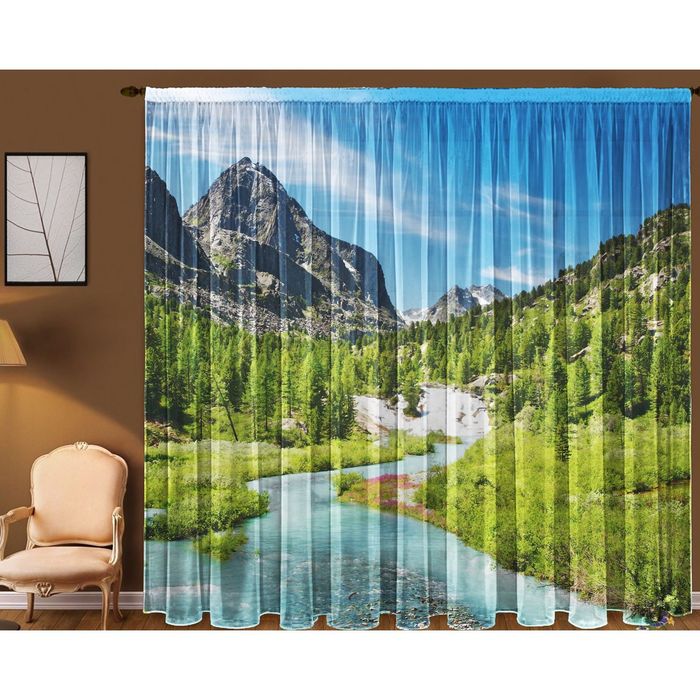 Тюль "Долина", размер 290х270 см 21126