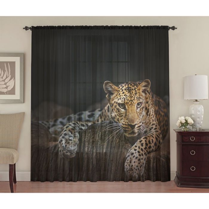 Тюль "Хищник", размер 290х270 см 21126